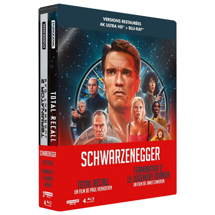 coffret 4k double steelbook terminator 2 totall recall visuel produit