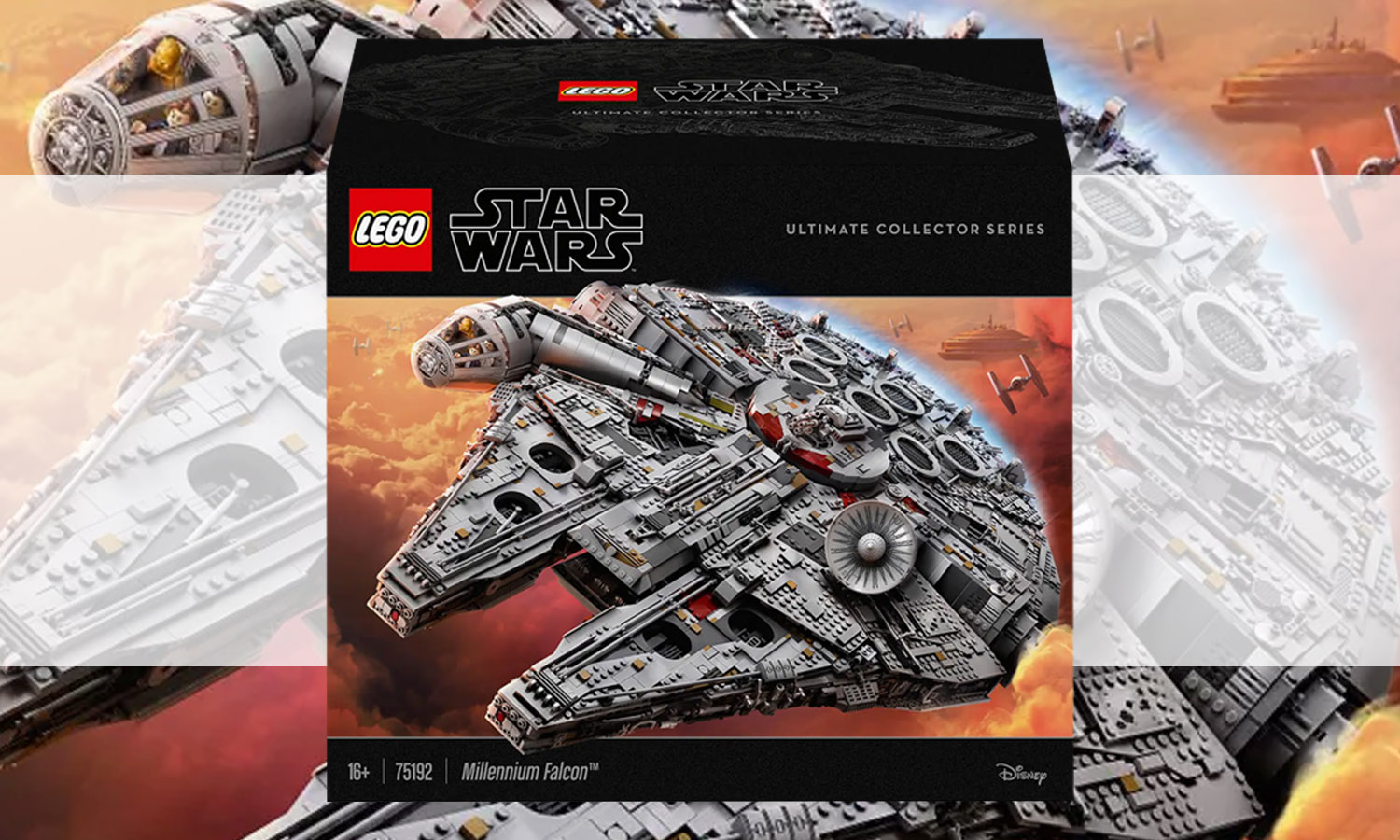 slider faucon millenium 75192 lego