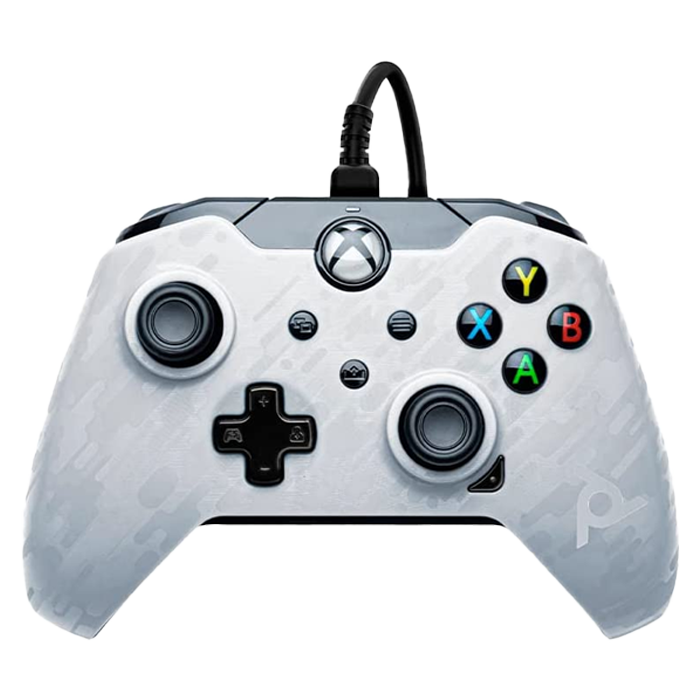 manette pdp xbox series x filaire camo blanc visuel produit