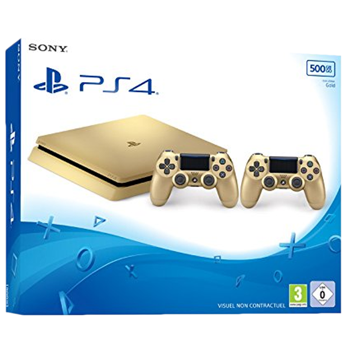 PS4-Slim-Gold-500-Go-2-manettes