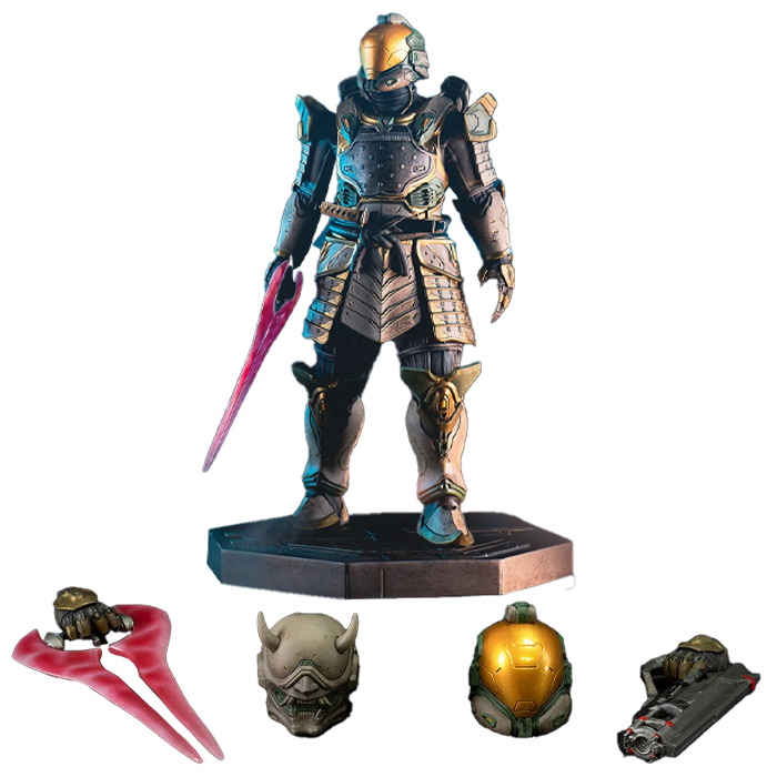 statuette spartan chonmage yokai visuel produit