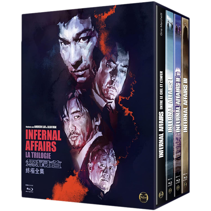 Infernal Affairs Trilogie Blu Ray 4K visuel produit