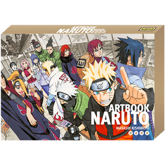 coffret 3 artbook naruto poster visuel produit