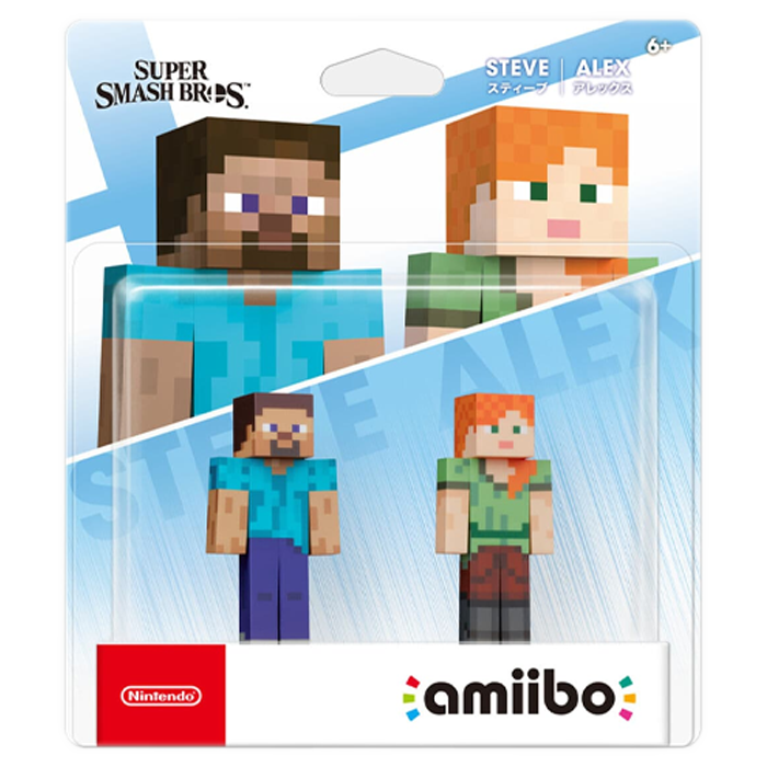 Double pack amiibo Steve et Alex visuel-produit copie