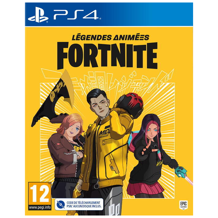 Fortnite pack Légendes Animées PS4 visuel-produit copie