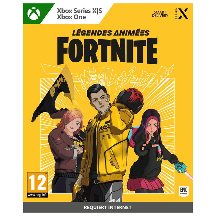 Fortnite pack Légendes Animées Xbox visuel-produit copie