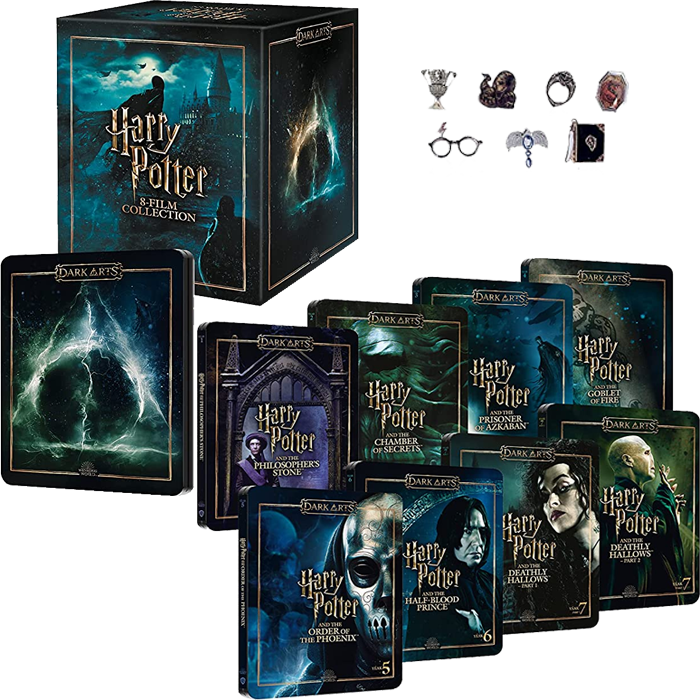 harry potter 4k steelbook dark arts visuel produit