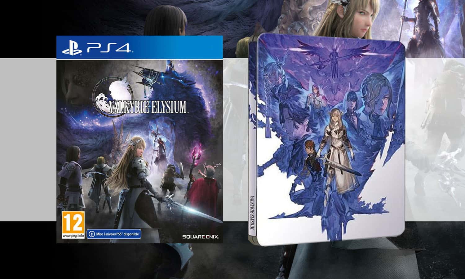 valkyrie elysium ps4 avec steelbook slider