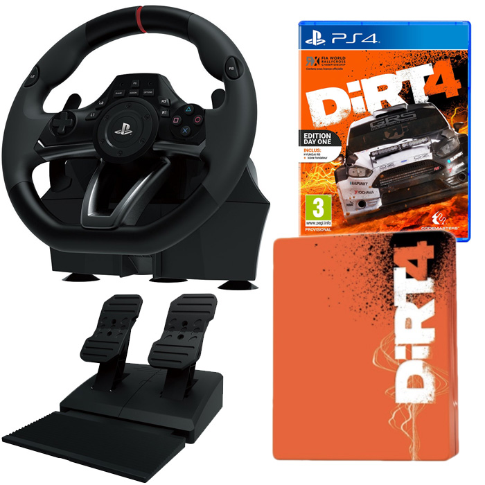 Volant-Apex-Dirt-4-édition-steelbook-sur-PS4
