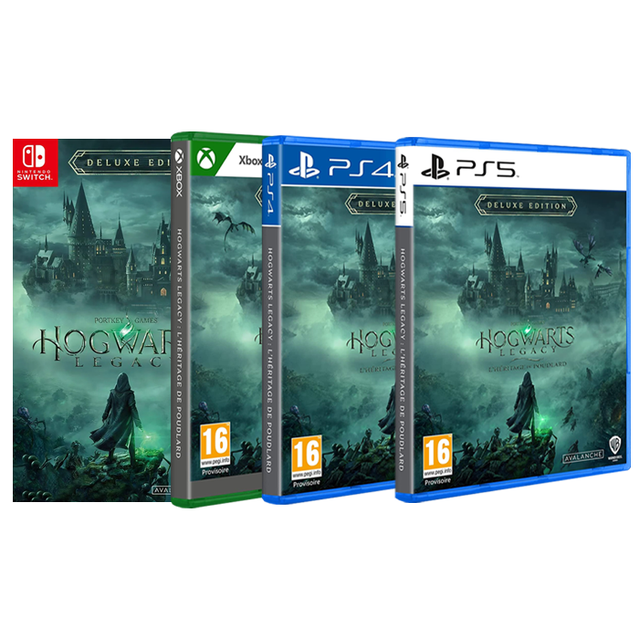 hogwarts legacy edition deluxe ps5, switch, xbox series x, ps4 visuel produit