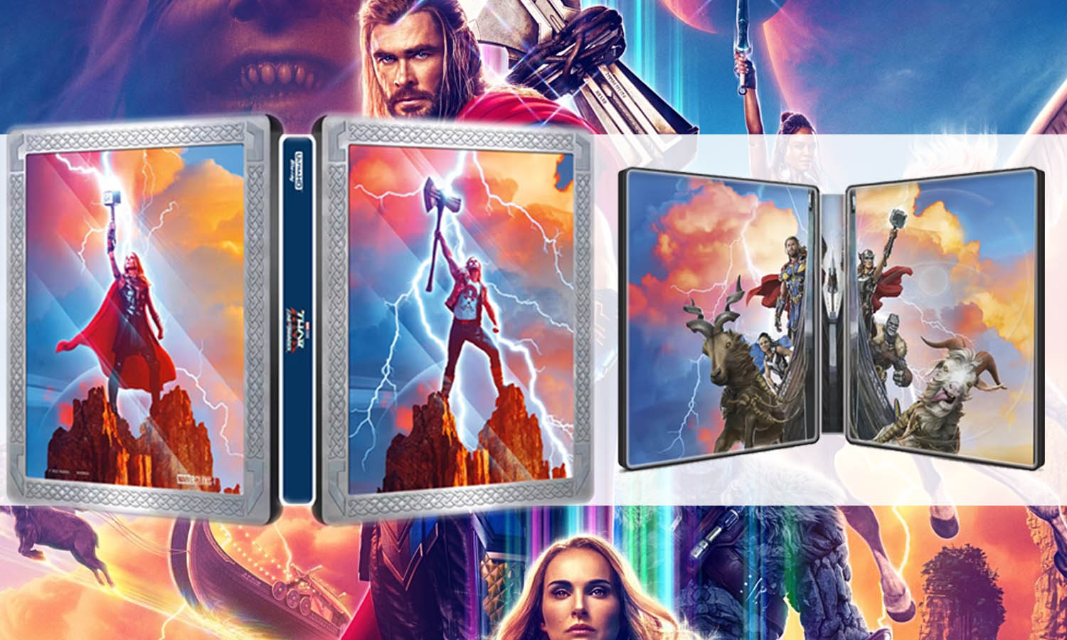Thor Love and Thunder Steelbook 4k visuel slider horizontal copie