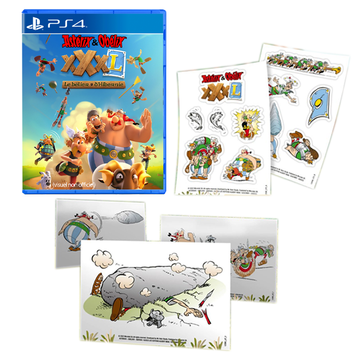 Asterix et Obelix Le belier d'hibernie edition limitée PS4 visuel-produit copie