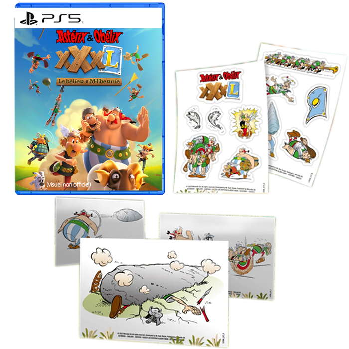 Asterix et Obelix Le belier d'hibernie edition limitée PS5 visuel-produit copie