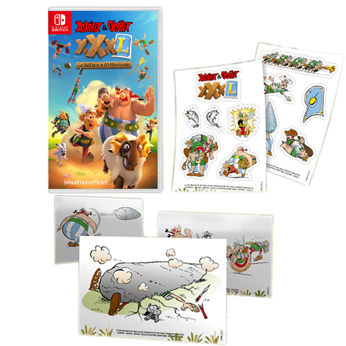 Asterix et Obelix Le belier d'hibernie edition limitée Switch visuel-produit copie