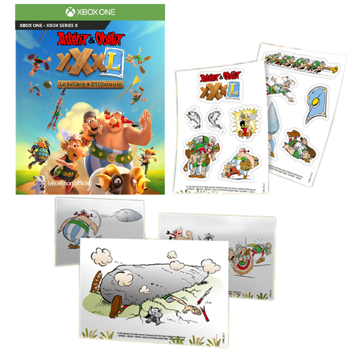 Asterix et Obelix Le belier d'hibernie edition limitée Xbox visuel-produit copie