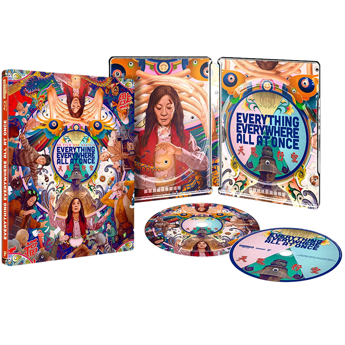 Everything Everywhere All at Once Blu Ray 4k Steelbook visuel produit detaille