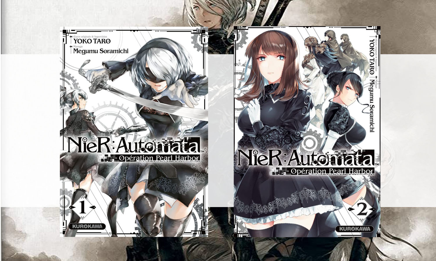 slider nier automata opération pearl harbor tome 1 et 2 slider