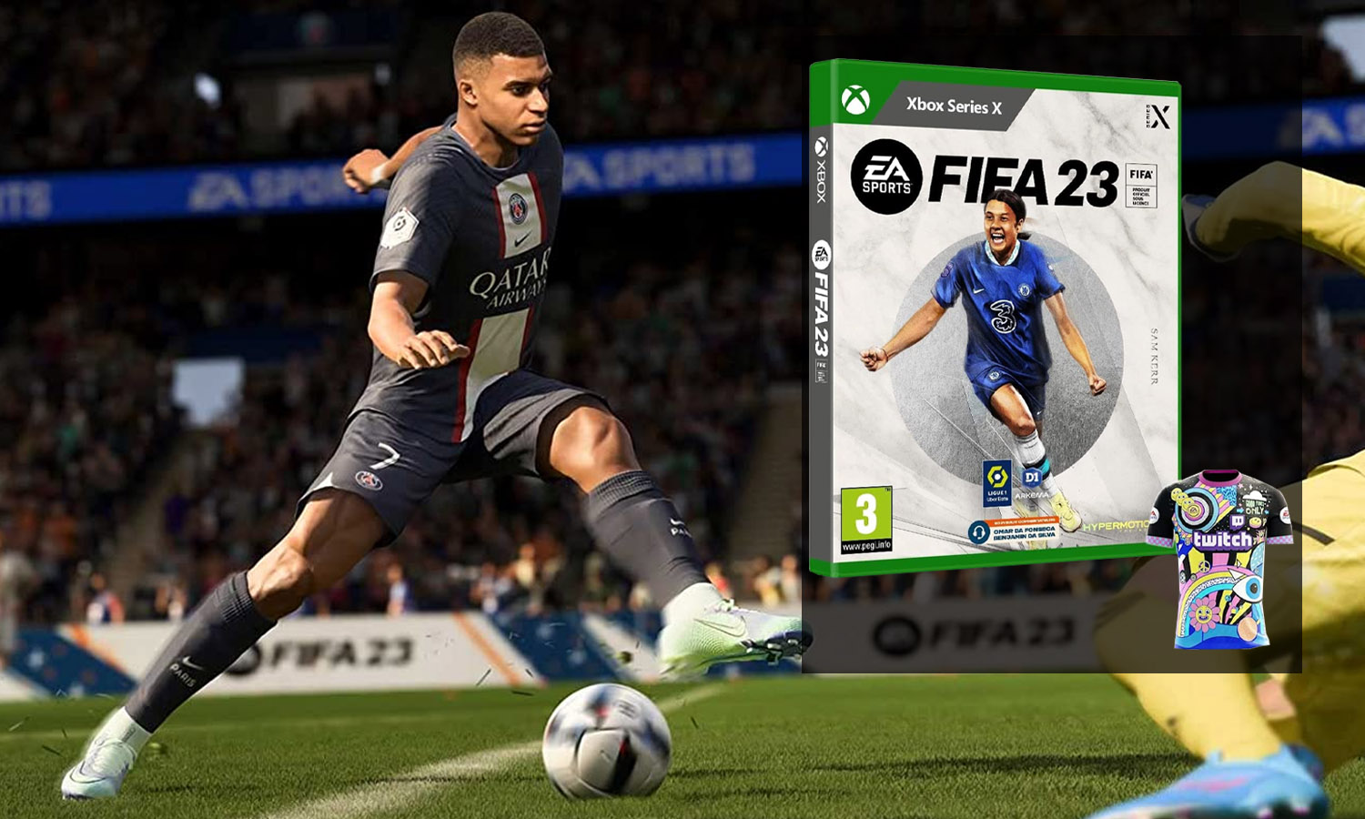 fifa 23 sam kerr edition xbox series visuel slider