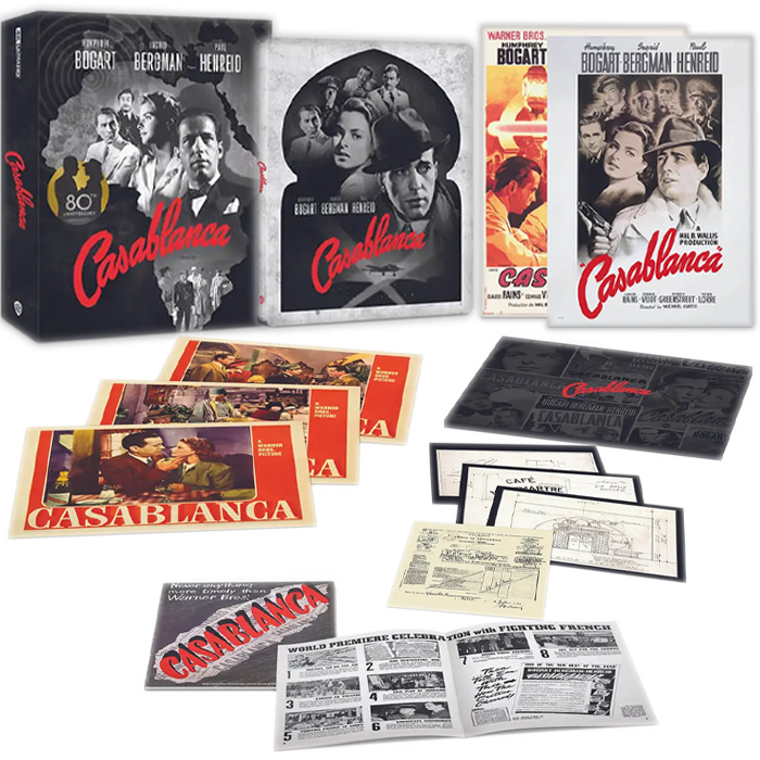 Casablanca Edition Collector Blu Ray 4K steelbook visuel-produit copie