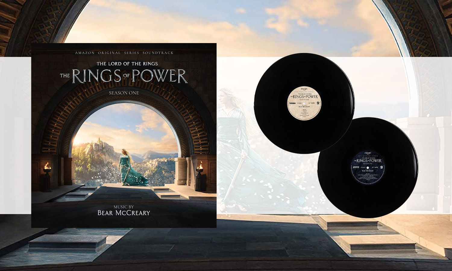 vinyles les anneaux de pouvoir visuel slider horizontal