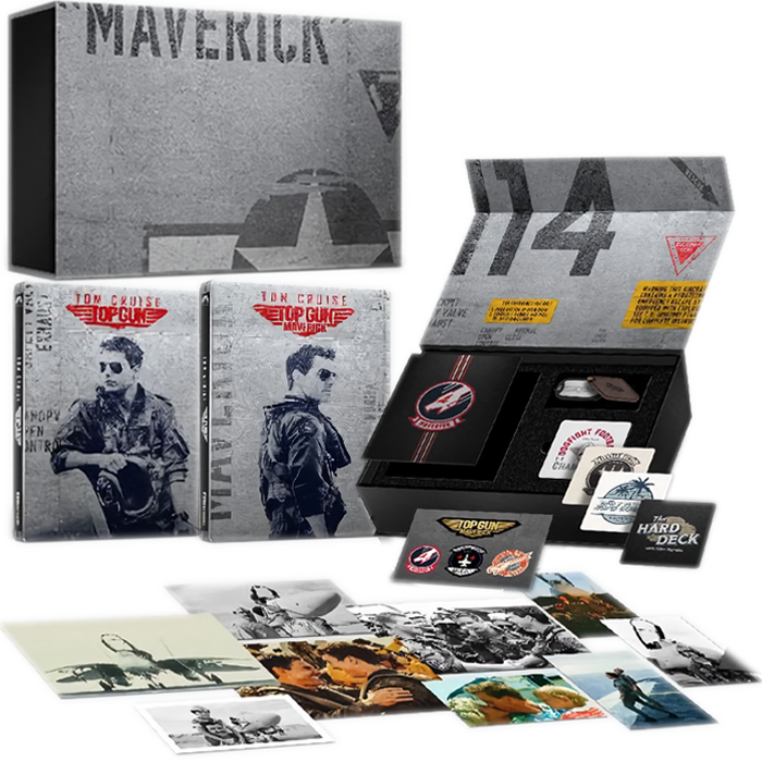 Coffret Top Gun 1 et 2 en Blu Ray 4K Steelbook visuel-produit copie