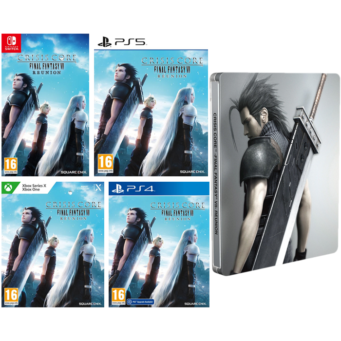 final fantasy 7 crisis core reunion edition steelbook visuel produit