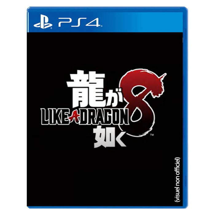 Like a dragon 8 PS4 visuel-produit copie provisoire