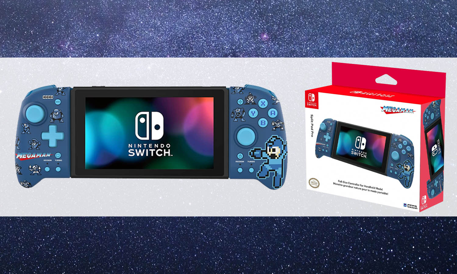 Split Pad Pro HORI Megaman pour Switch visuel-slider copie