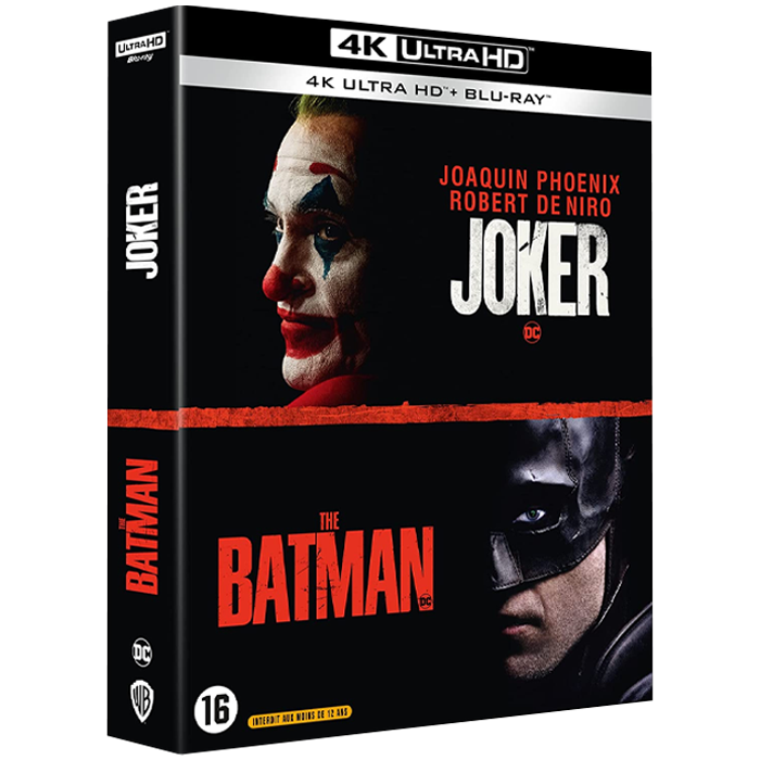 Coffret Blu-ray 4K The Batman + Joker visuel-produit copie