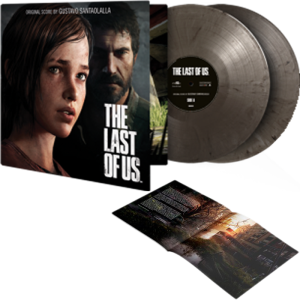 vinyle last of us edition limitee argent marbre noir visuel produit