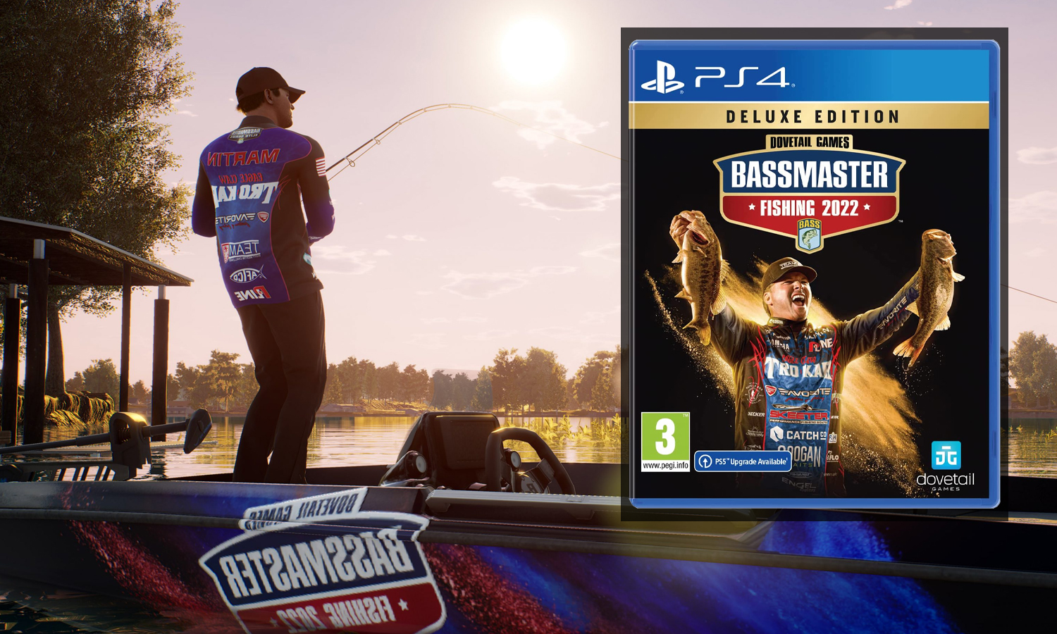 Bassmaster Fishing 2022 deluxe ps4 visuel slider