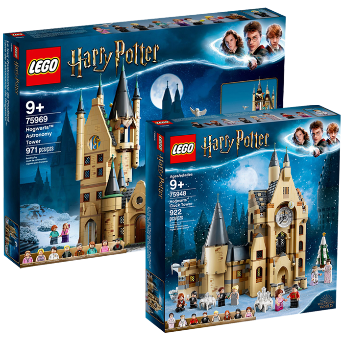 bundle lego harry potter tour astronomie et tour horloge visuel produit