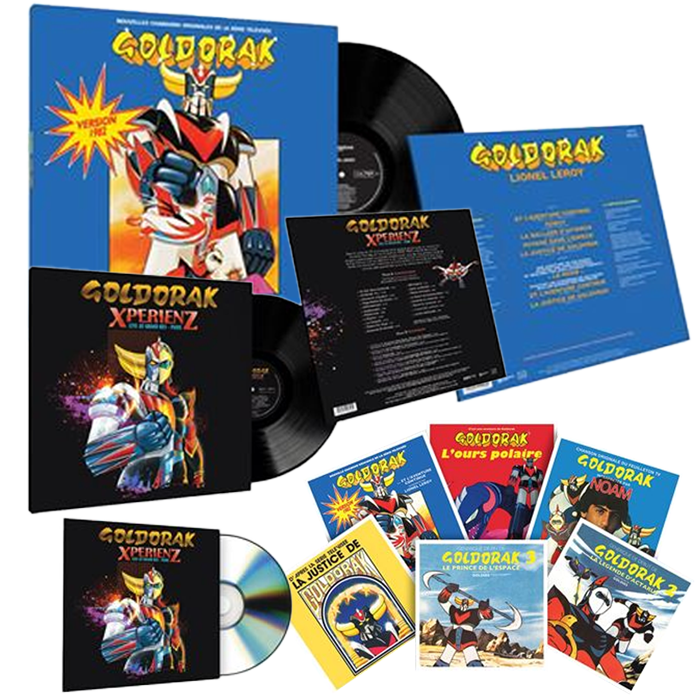 coffret boxset vinyle goldorak visuel produit
