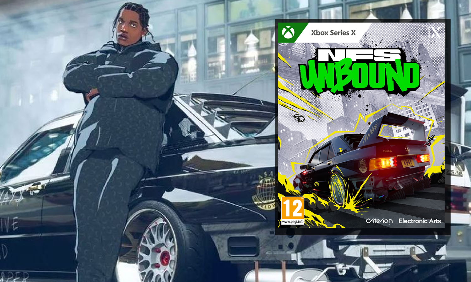 slider need for speed unbound xbox series x visuel produit