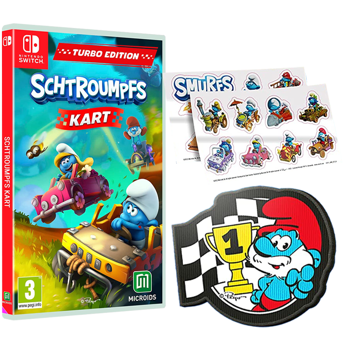 schtroumpf kart turbo edition visuel produit