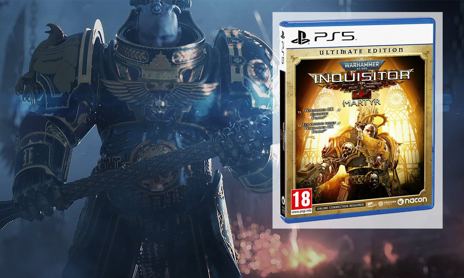 warhammer 40k inquisitor martyr ultimate ps5 visuel slider