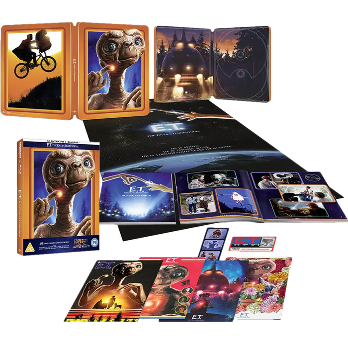 E.T. blu ray 4k steelbook edition limitee visuel produit