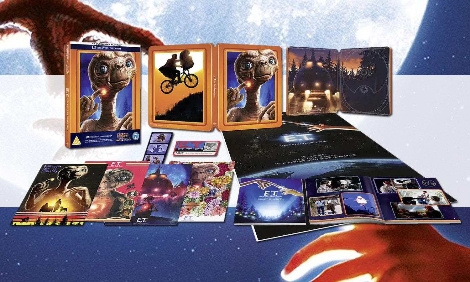 SLIDER E.T. blu ray 4k steelbook edition limitee