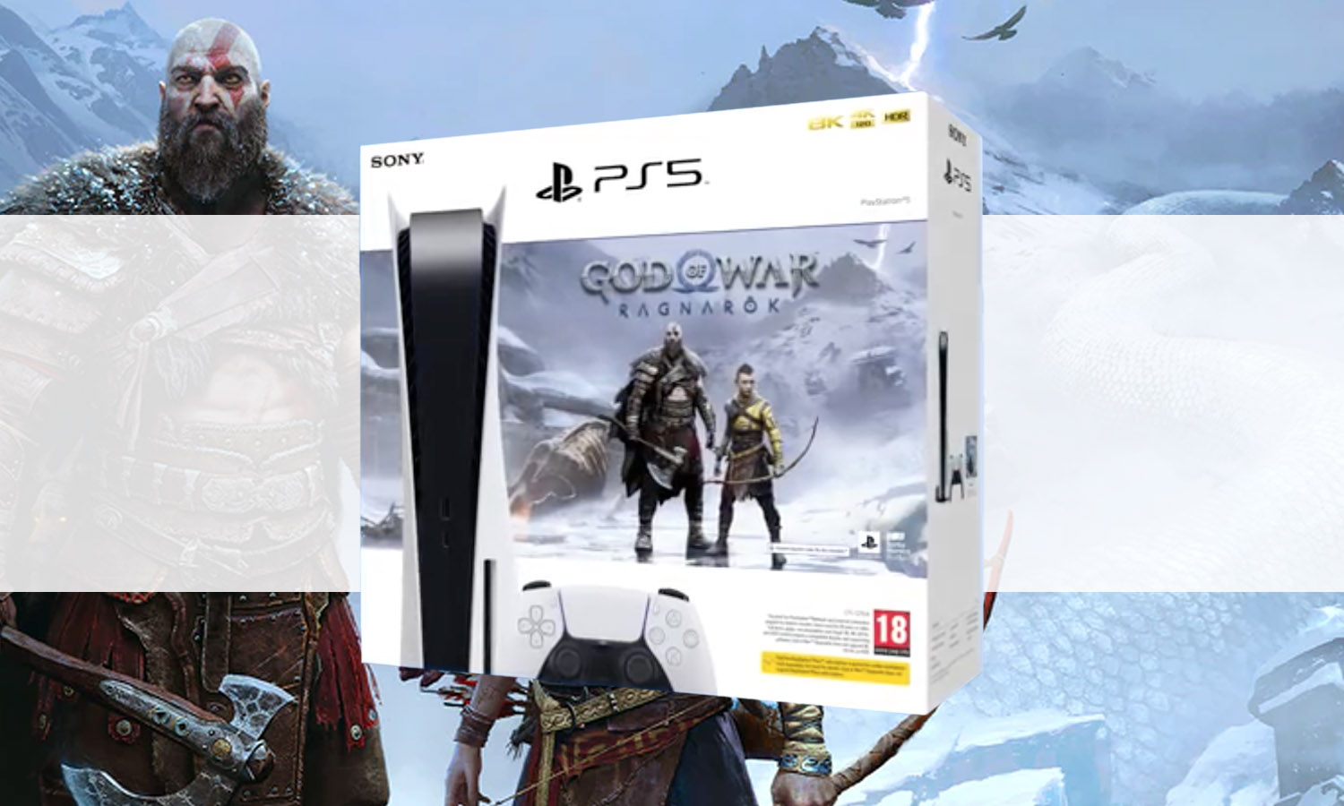 SLIDER pack bundle ps5 standard god of war ragnarok