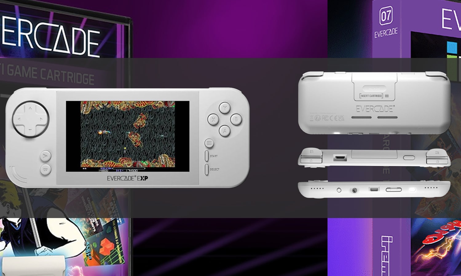 blaze evercade exp visuel slider horizontal