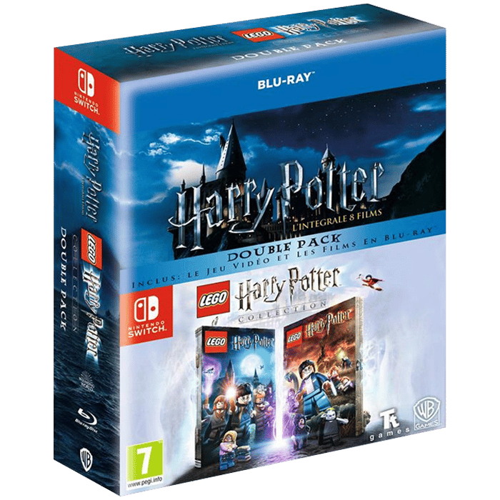 Double pack harry potter blu ray jeu visuel-produit copie