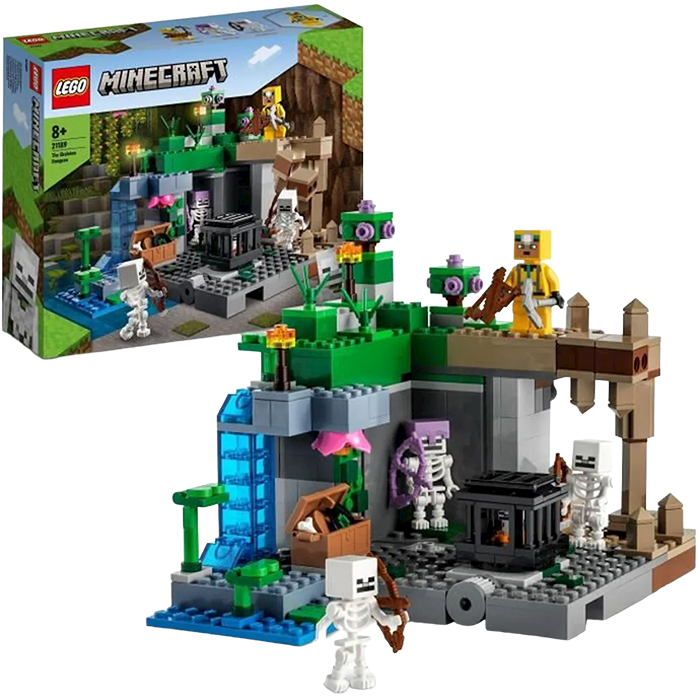 LEGO 21189 Minecraft Le Donjon du Squelette visuel-produit copie