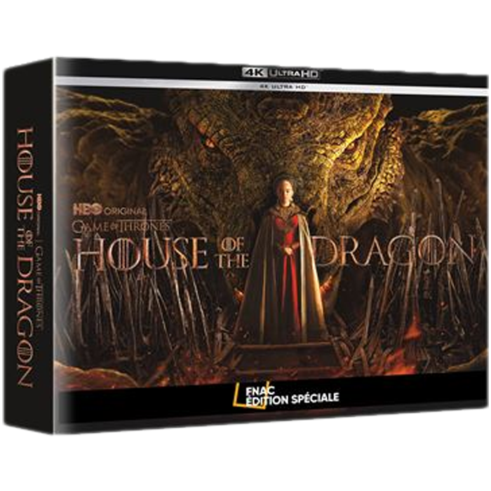 house of the dragon blu ray 4K steelbook saison 1 edition fnac visuel produit