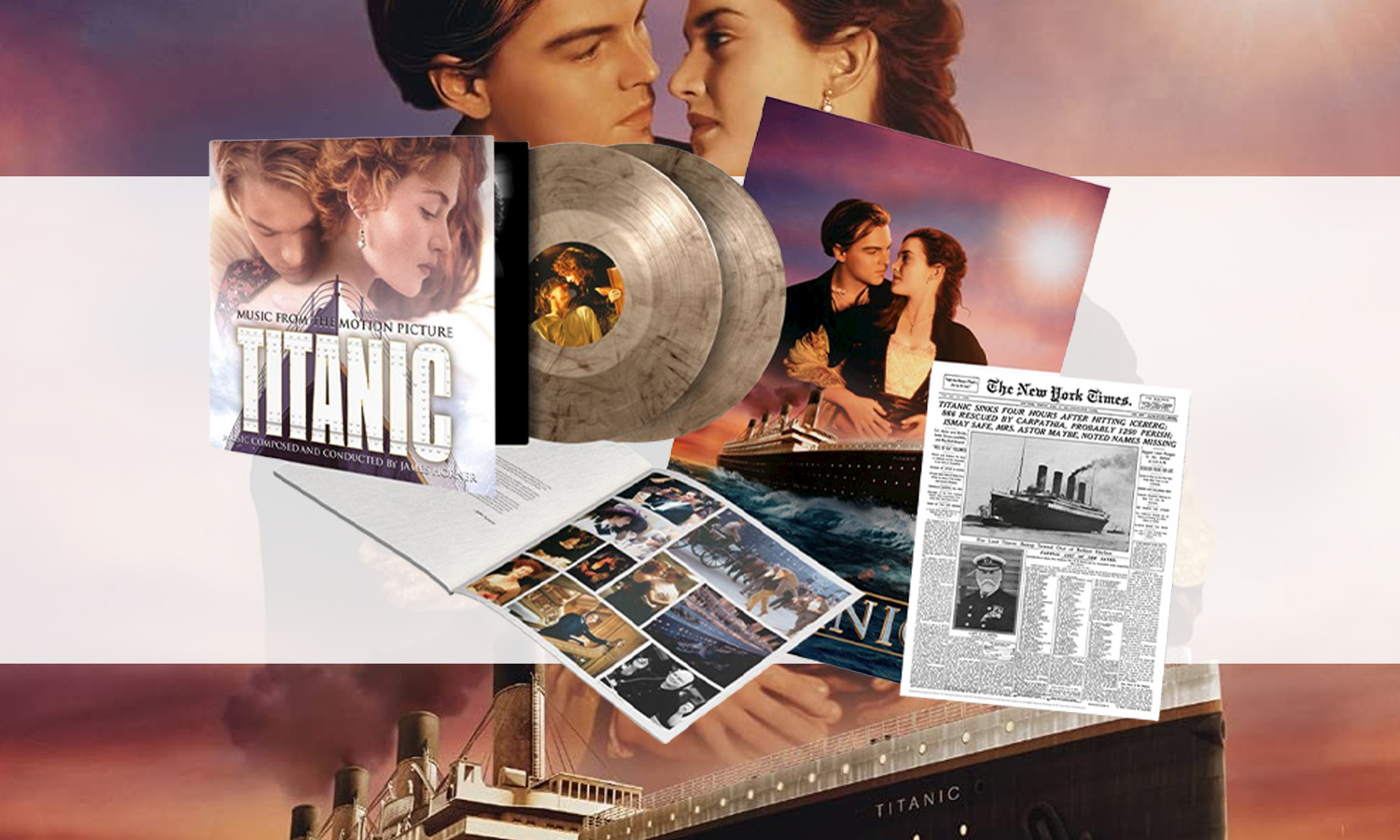 Vinyle Titanic Edition 25ème Anniversaire visuel-slider