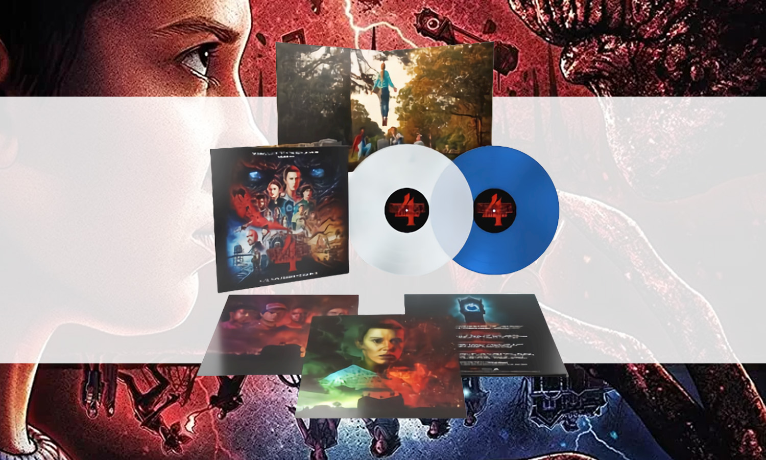 Vinyle Stranger Things saison 4 Volume 1 visuel slider