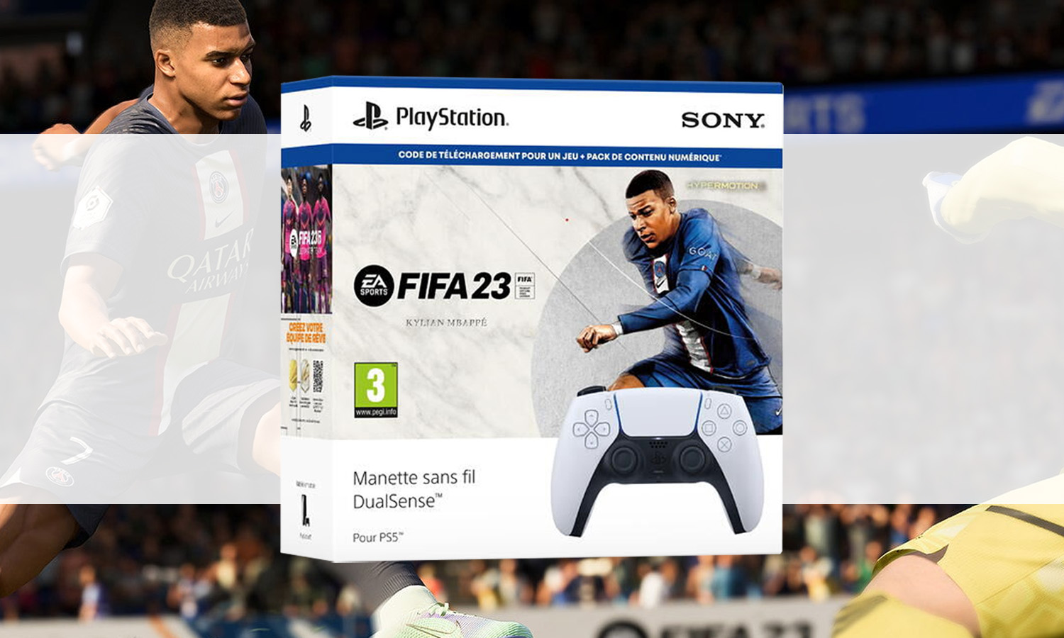 Pack fifa 23 + manette PS5 visuel-slider