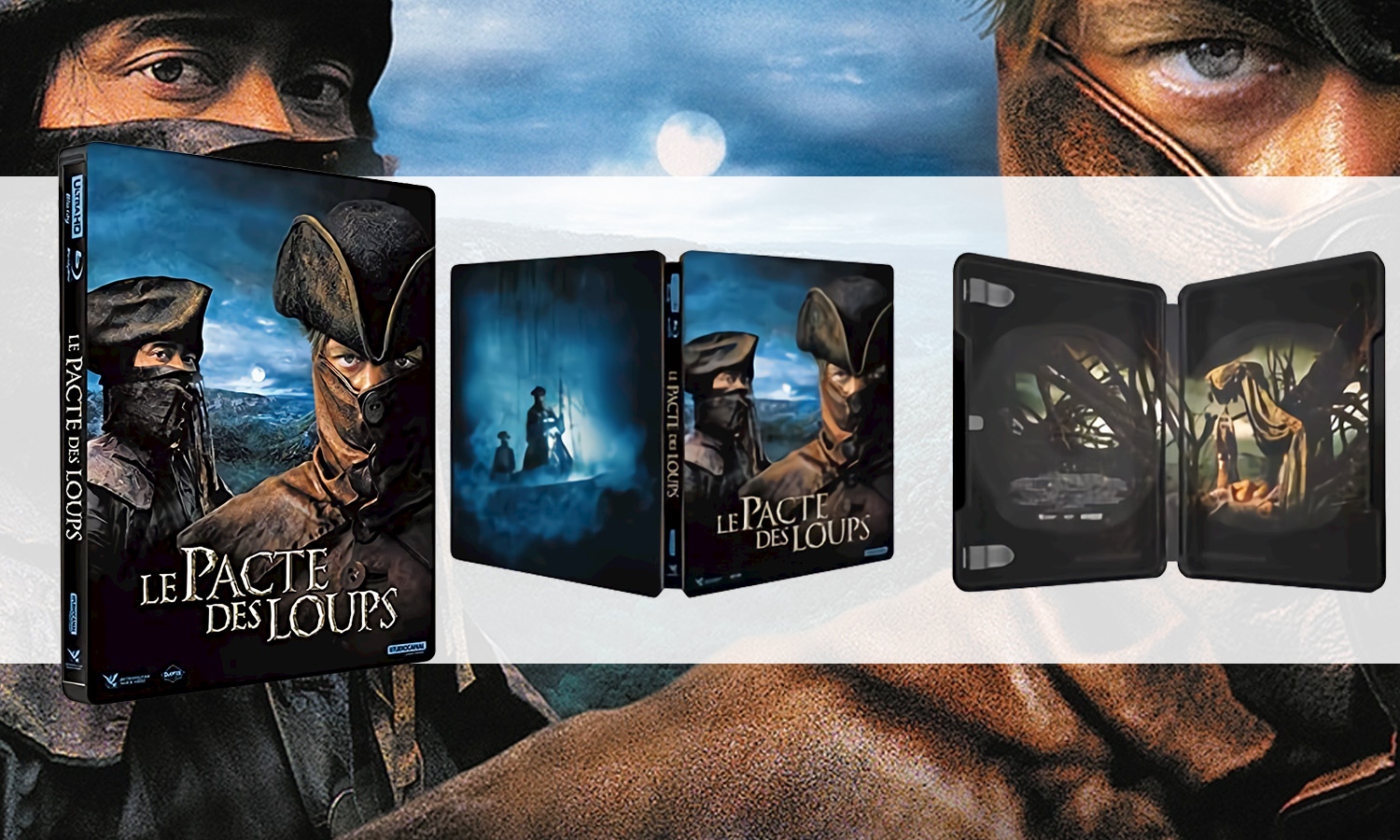 Le pacte des loups steelbook 4k visuel slider