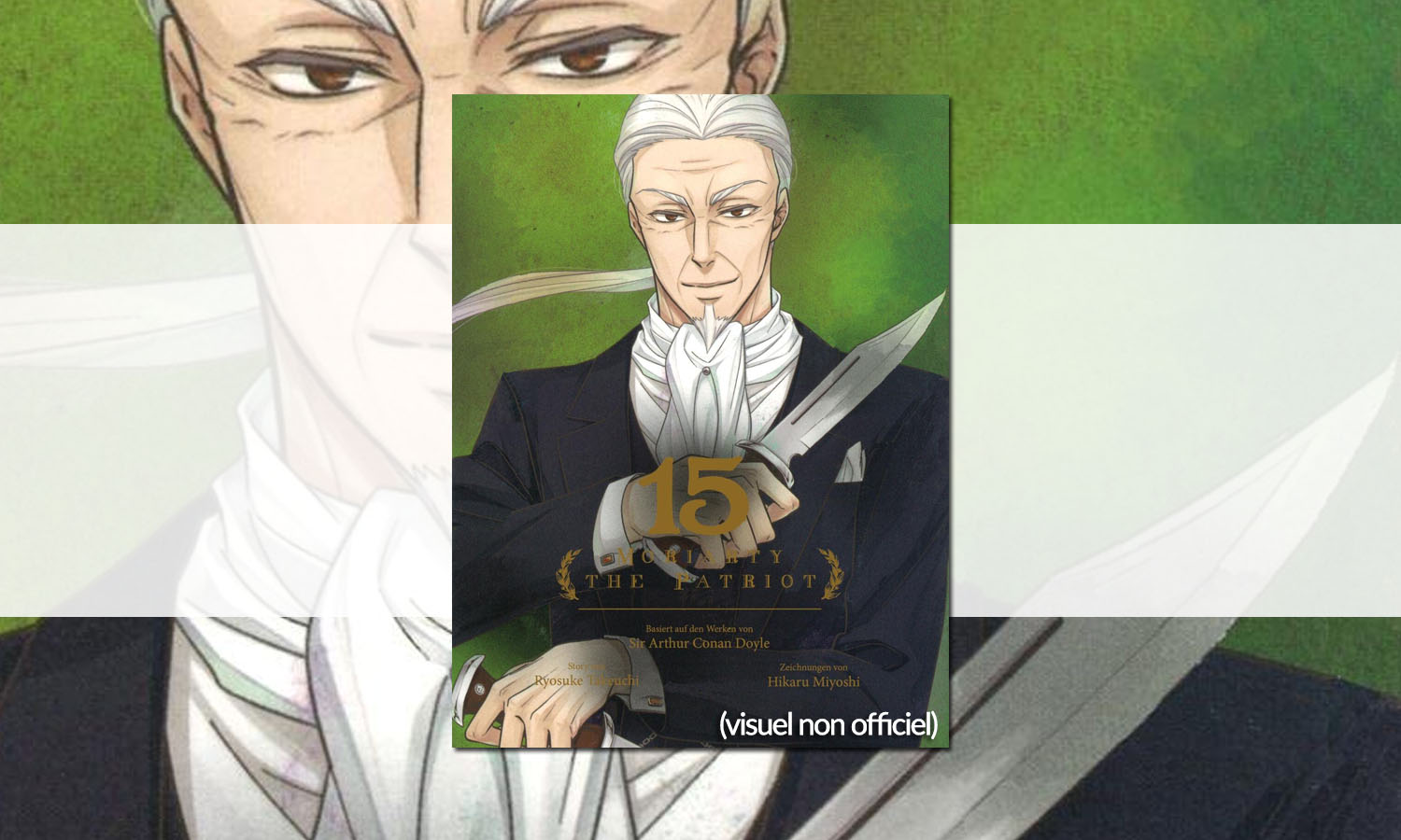 SLIDER moriarty tome 15 collector provisoire