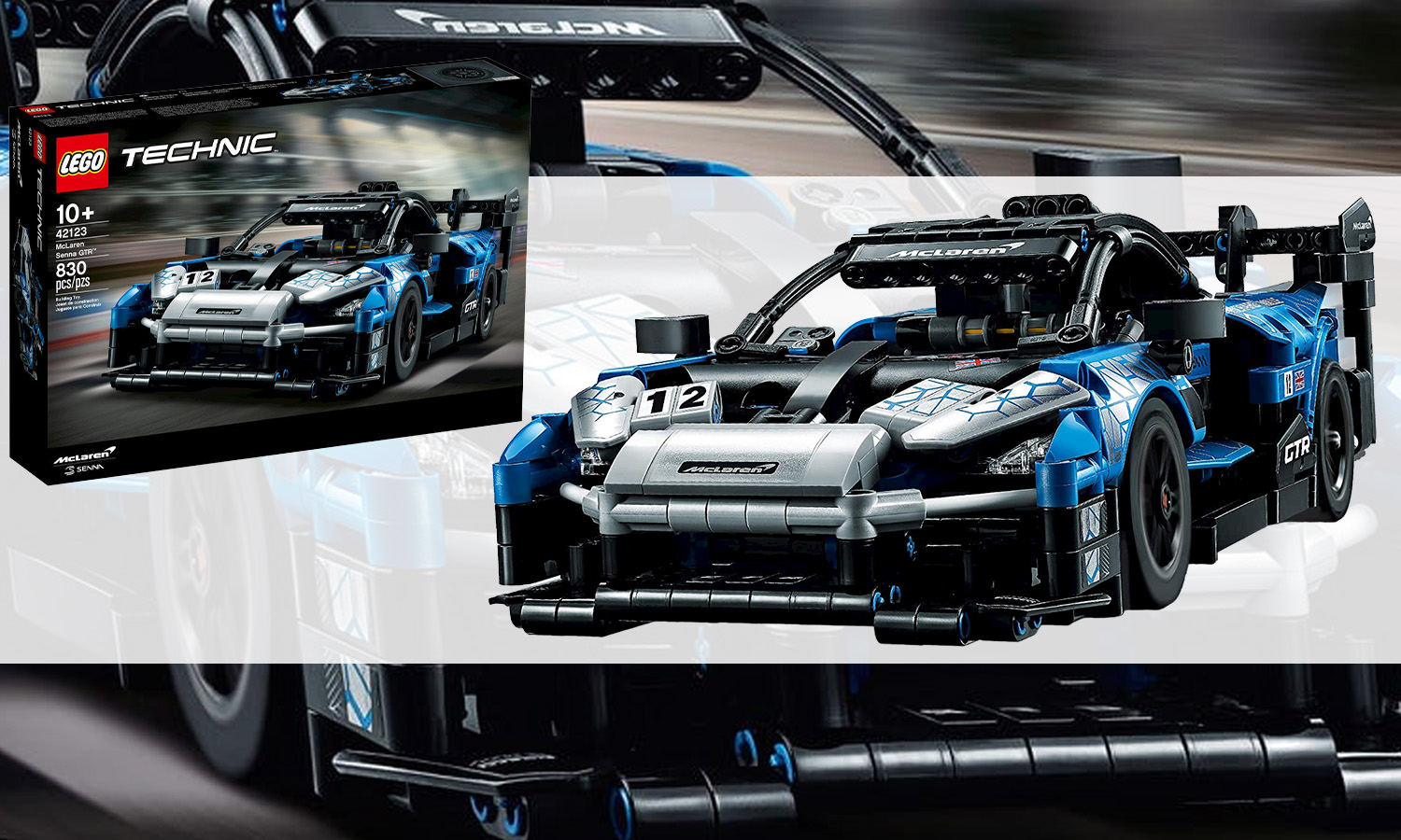 Lego McLaren Senna GTR visuel slider