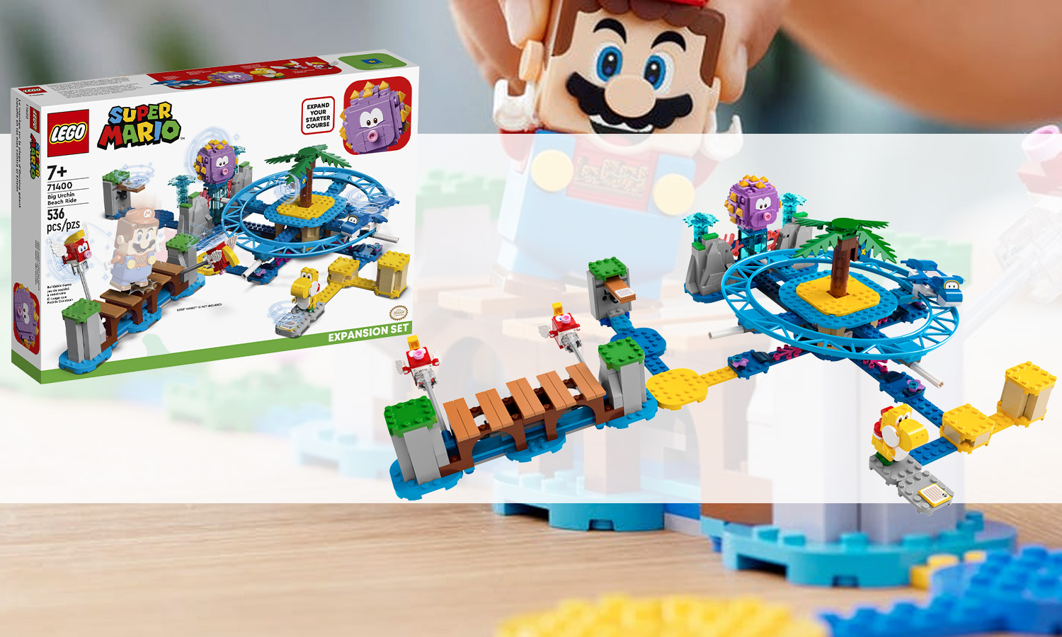 Lego Mario Plage du Maxi Oursin visuel slider